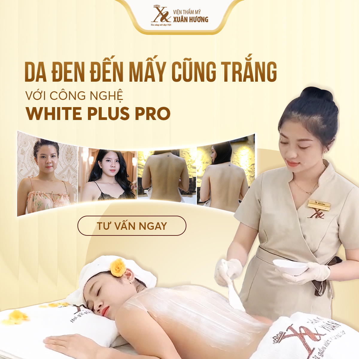 Tắm dưỡng sáng da White Plus Pro