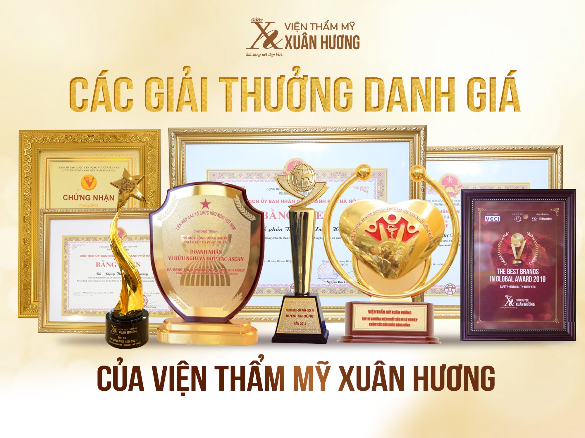 các giải thưởng Xuân Hương nhận được