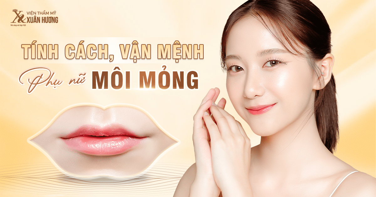 phụ nữ có tướng môi mỏng