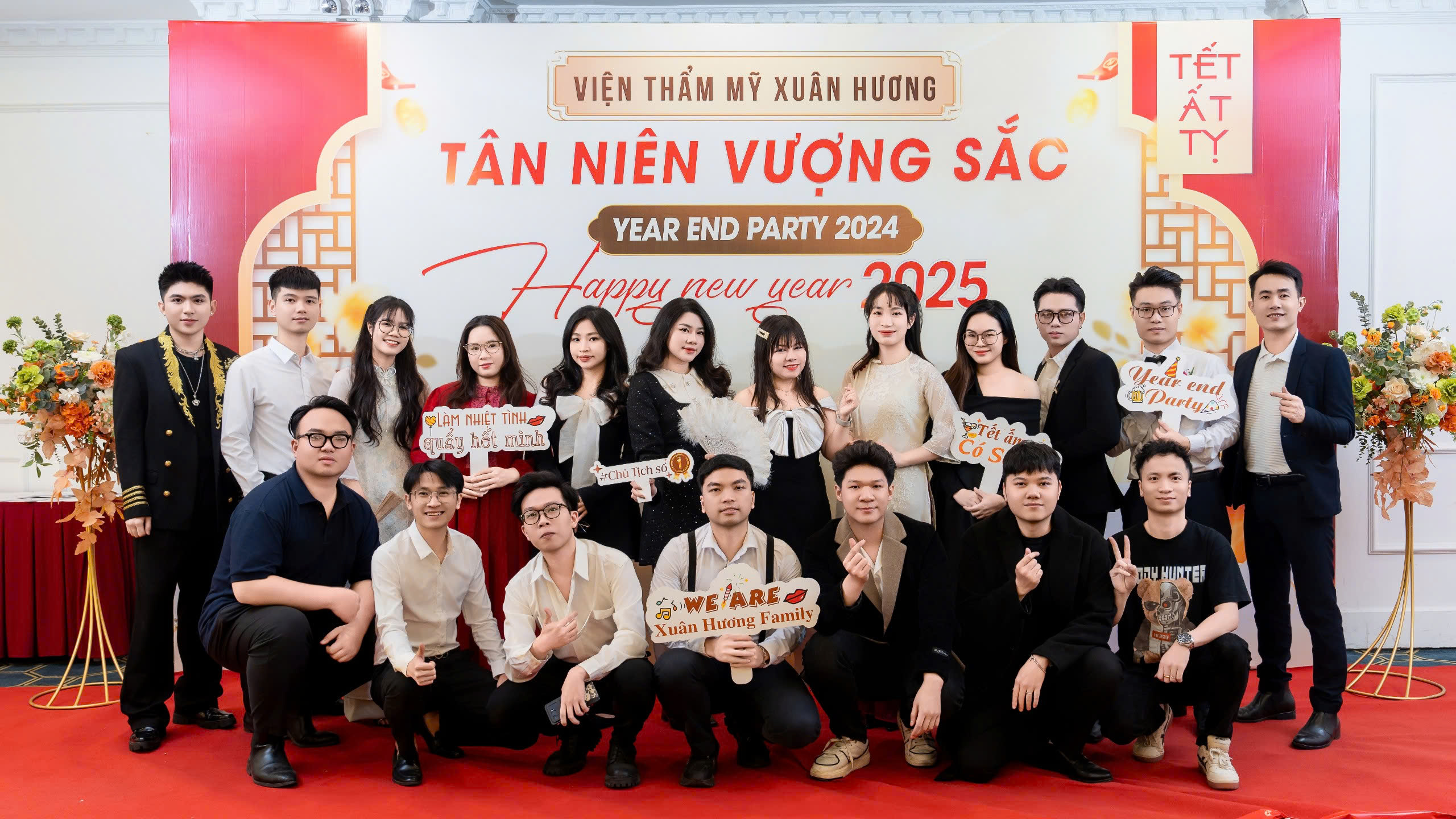 tiệc tất niên viện thẩm mỹ xuân hương 2024